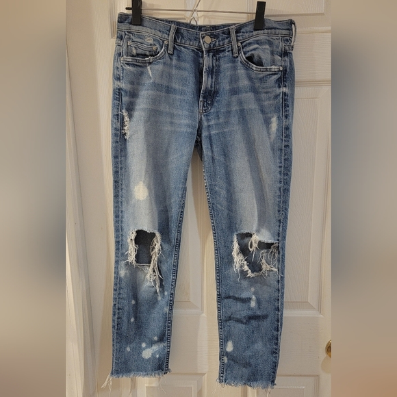 Mother The Dropout Fray in Reckless Jeans Size 29 - Picture 6 of 9
